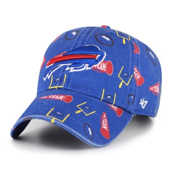 Youth '47  Royal Buffalo Bills Stomping Ground Clean Up Adjustable Hat