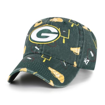 Youth '47 Green Green Bay Packers Stomping Ground Clean Up Adjustable Hat