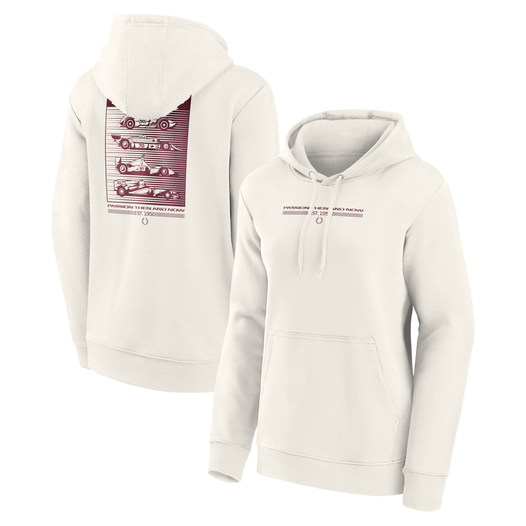 Formula 1 Heritage Grafik-Hoodie – Off-White – Damen