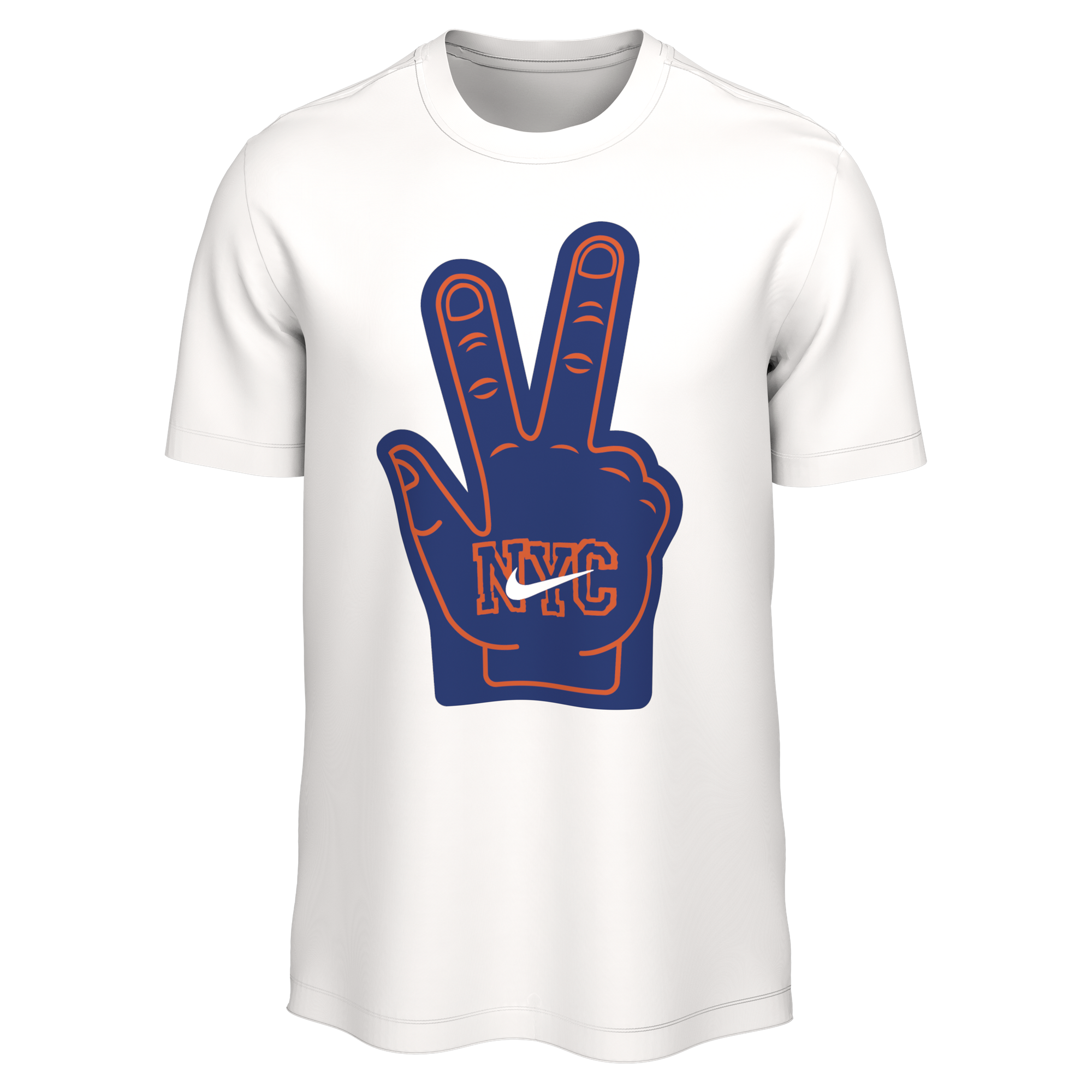 New York Knicks 2026 NBA Finals Champions Nike Foam Finger T-Shirt – Mens