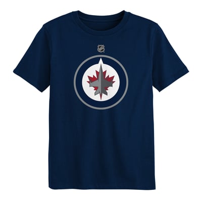 Preschool Outerstuff Navy Winnipeg Jets Primary Logo T-Shirt