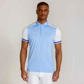 Men's Redvanly  Light Blue/White Los Angeles Dodgers Sydney Polo