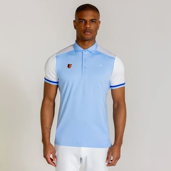 Men's Redvanly  Light Blue/White Baltimore Orioles Sydney Polo