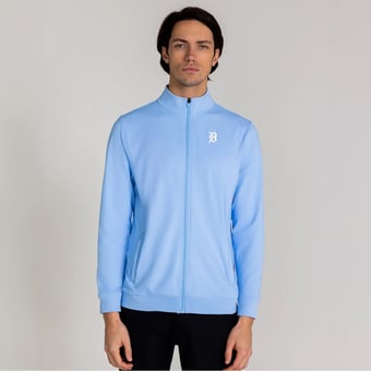 Men's Redvanly  Light Blue Detroit Tigers Wilder Full-Zip Jacket