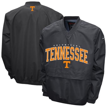 Men's Franchise Club Gray Tennessee Volunteers Windshell V-Neck Jacket