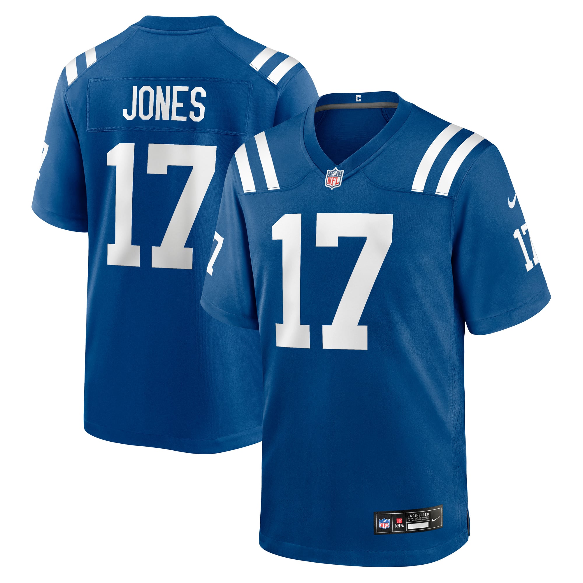 Maglia da gioco/casa degli Indianapolis Colts Nike - Blu royal - Daniel Jones - Uomo