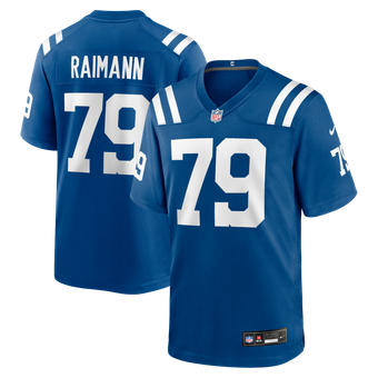 Indianapolis Colts Nike Game Home Jersey - Royal - Bernhard Raimann - Mens