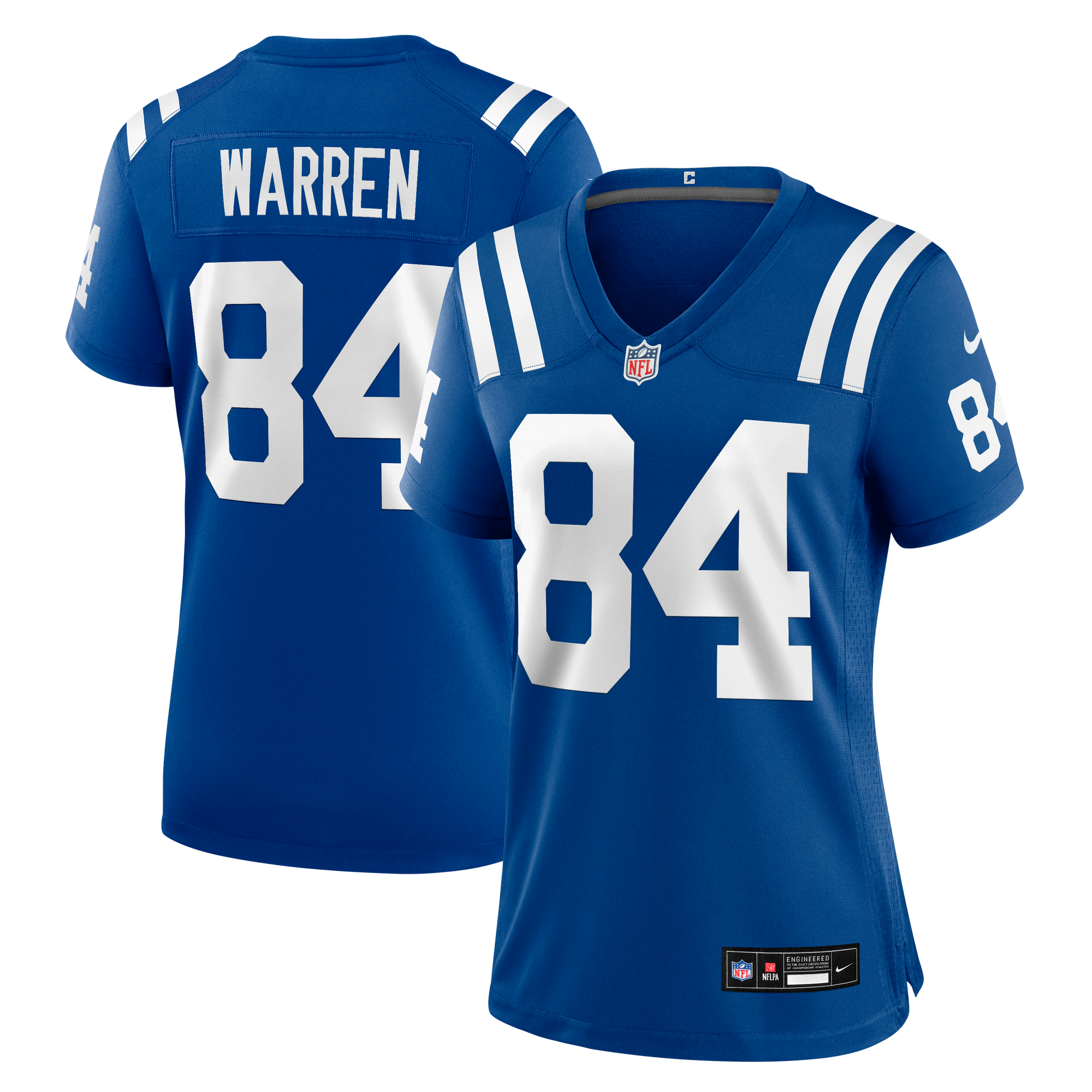 Maillot domicile Nike des Colts d'Indianapolis - Bleu - Tyler Warren - Femme: retailer-supplied image