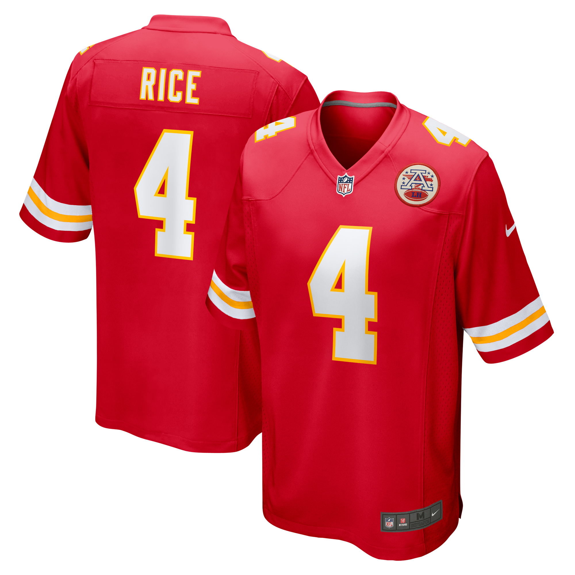 Camiseta Nike Game de la 1ª equipación del Kansas City Chiefs - Rojo - Rashee Rice - Hombre