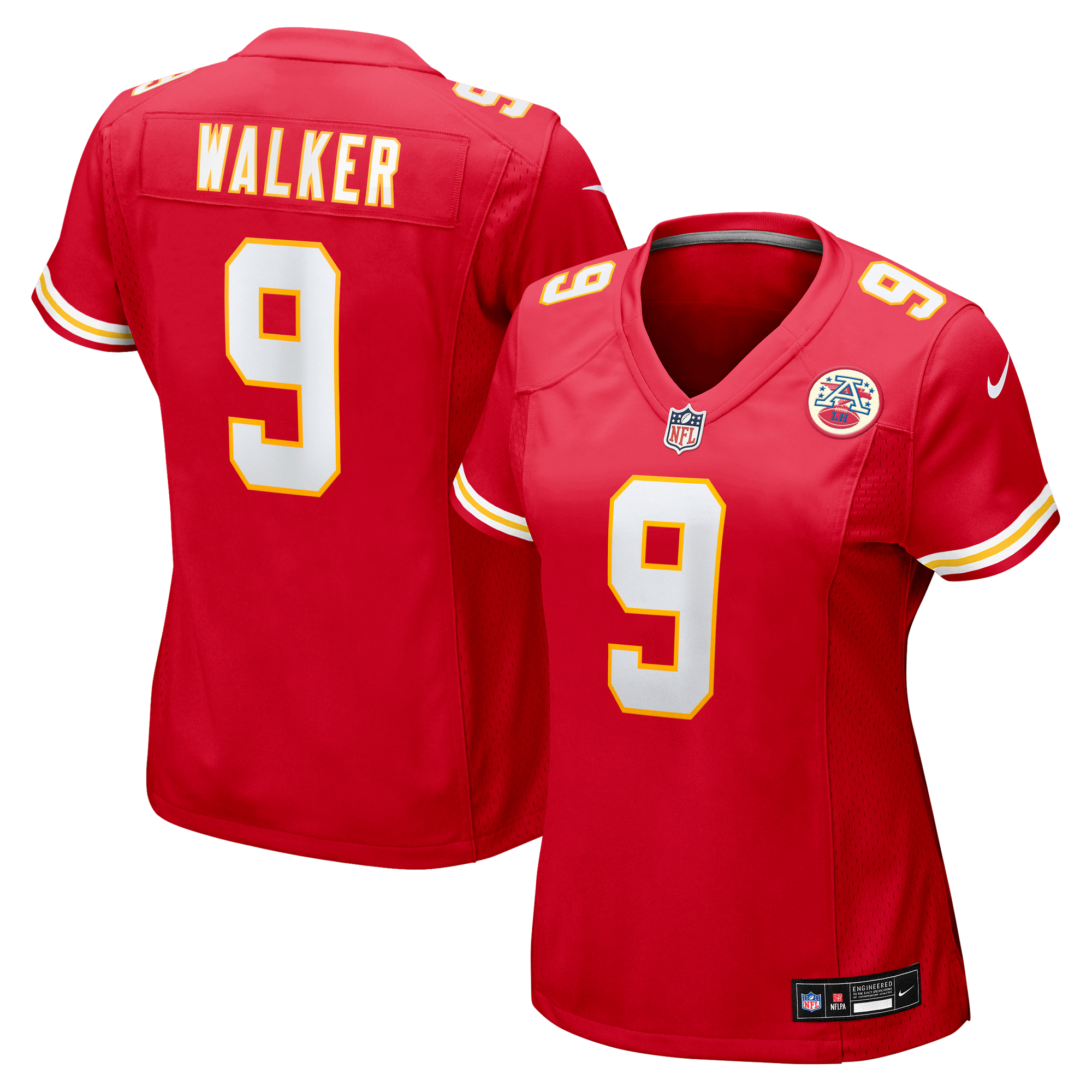 Camiseta Nike Game de la  1ª equipación del Kansas City Chiefs - Rojo - Kenneth Walker III - Mujer