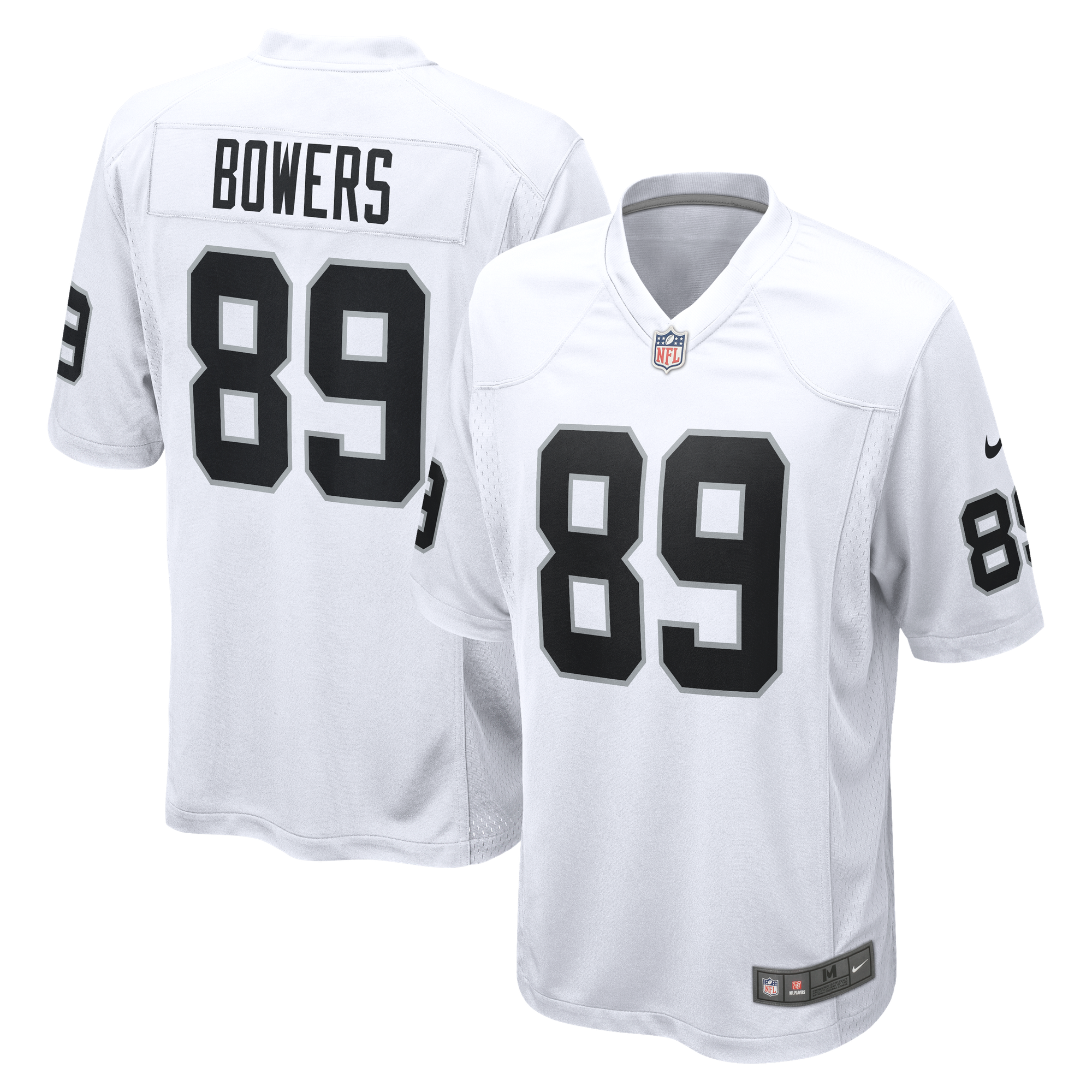 Maglia da trasferta dei Las Vegas Raiders - Bianca - Brock Bowers - Ragazzi