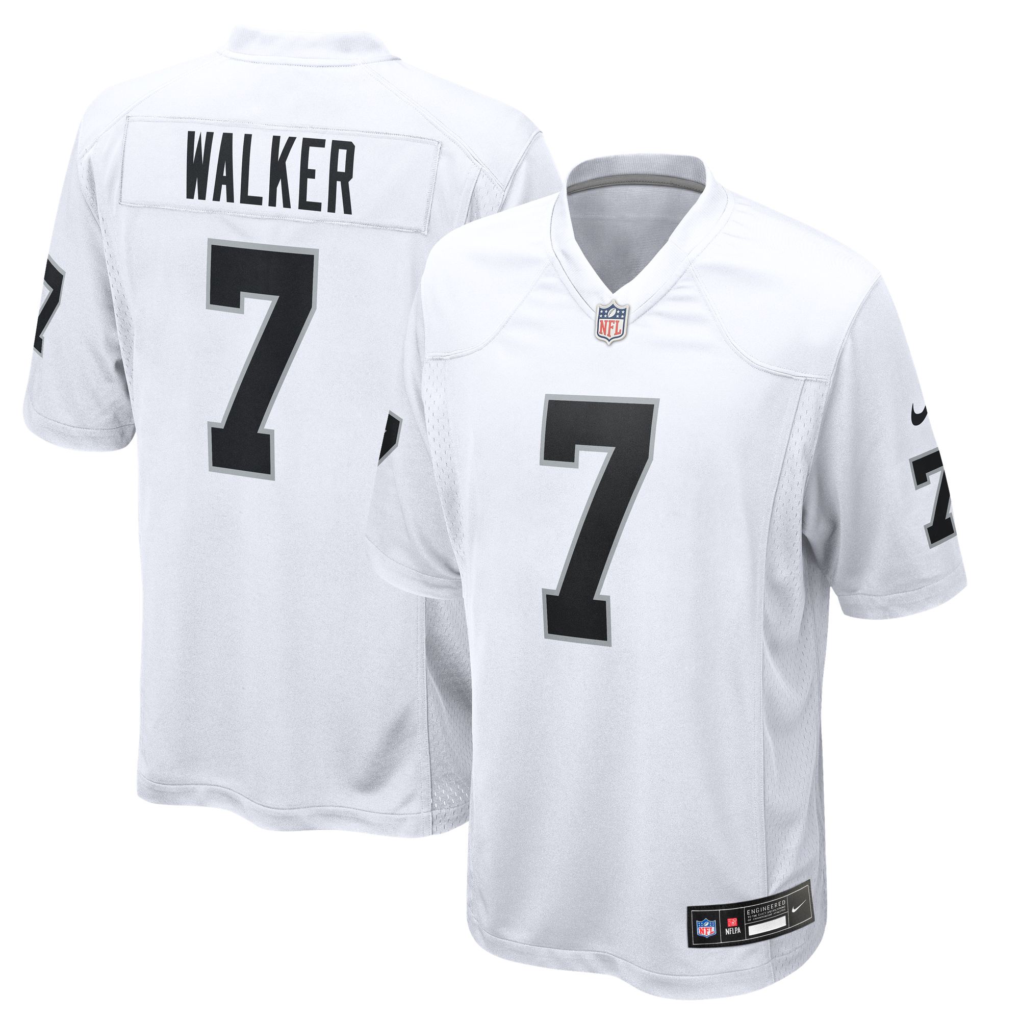 Maglia da trasferta dei Las Vegas Raiders - Bianca - Quay Walker - Ragazzi