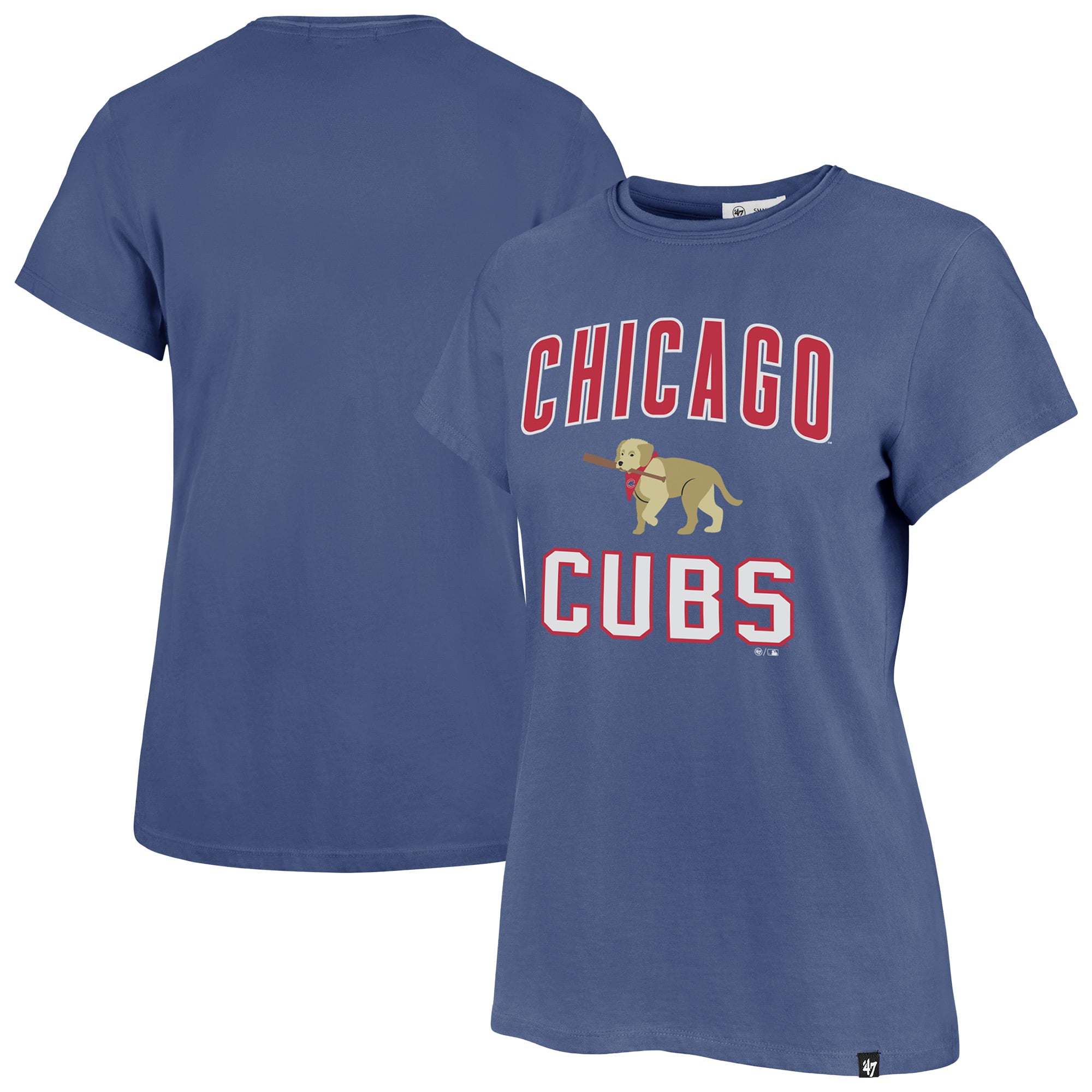 Women's '47 Royal Chicago Cubs Regional Frankie T-Shirt
