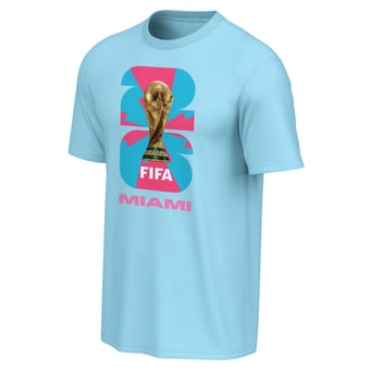 Men's Outerstuff Light Blue FIFA World Cup 2026 Miami Performance T-Shirt