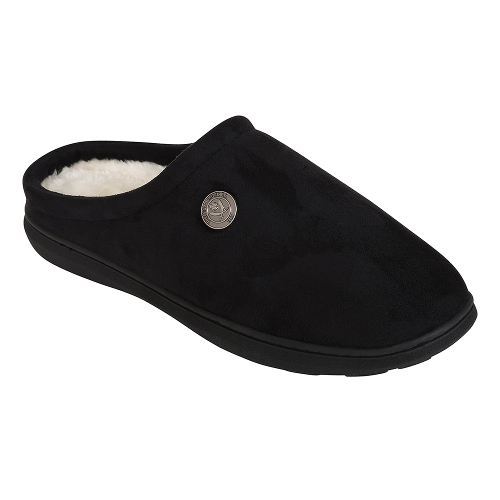 Sheffield United Crest Mule Slippers - Black - Mens