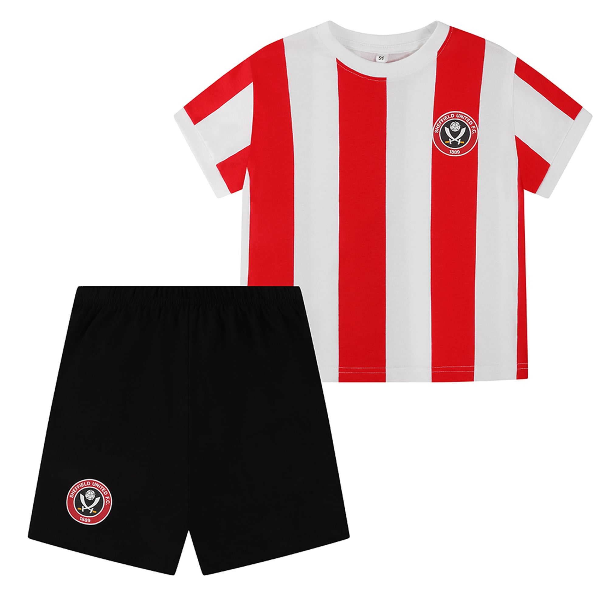 Sheffield United Crest Kit Pyjamas - RedWhiteBlack - Kids