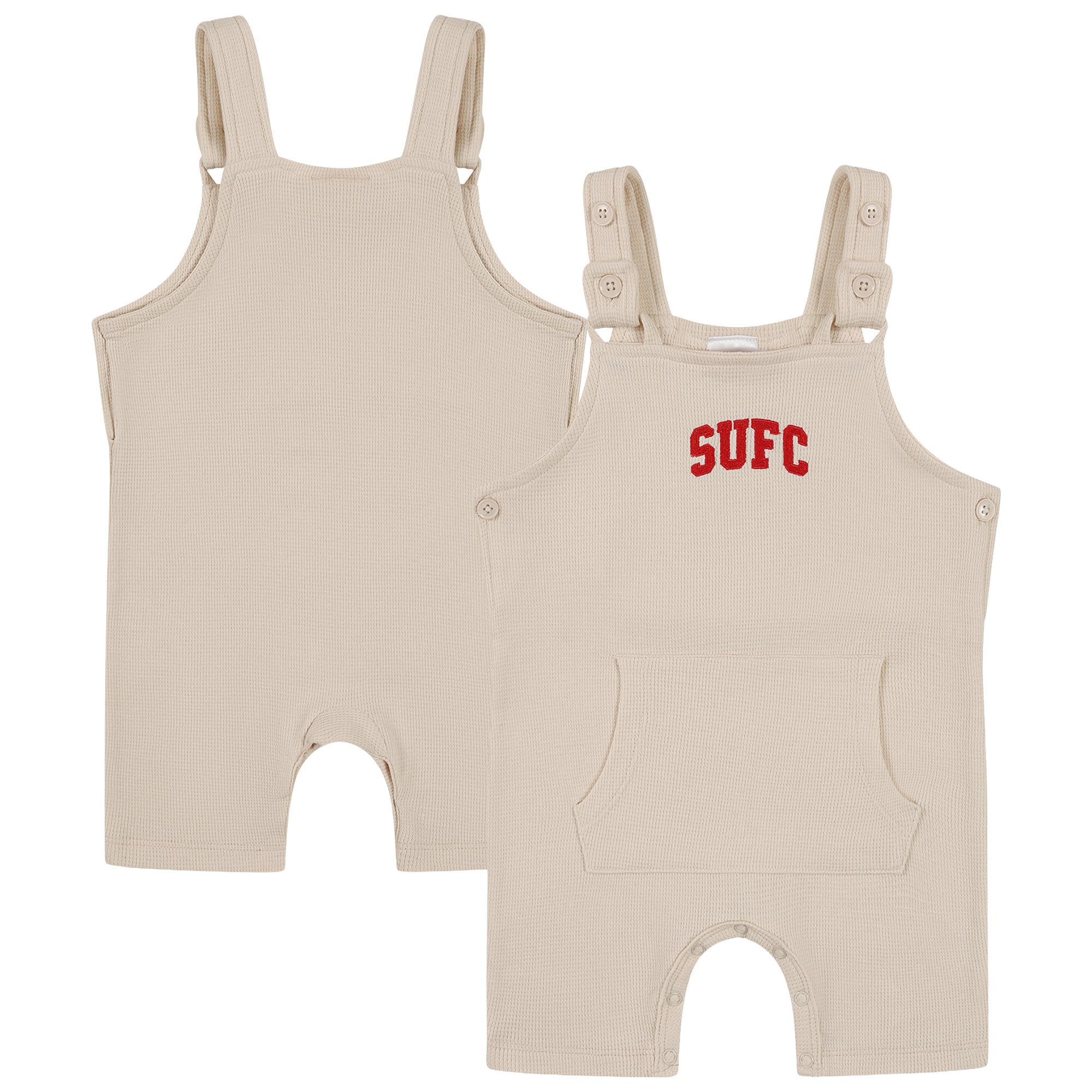 Sheffield United Nala Baby Dungaree - Beige/Red - Baby