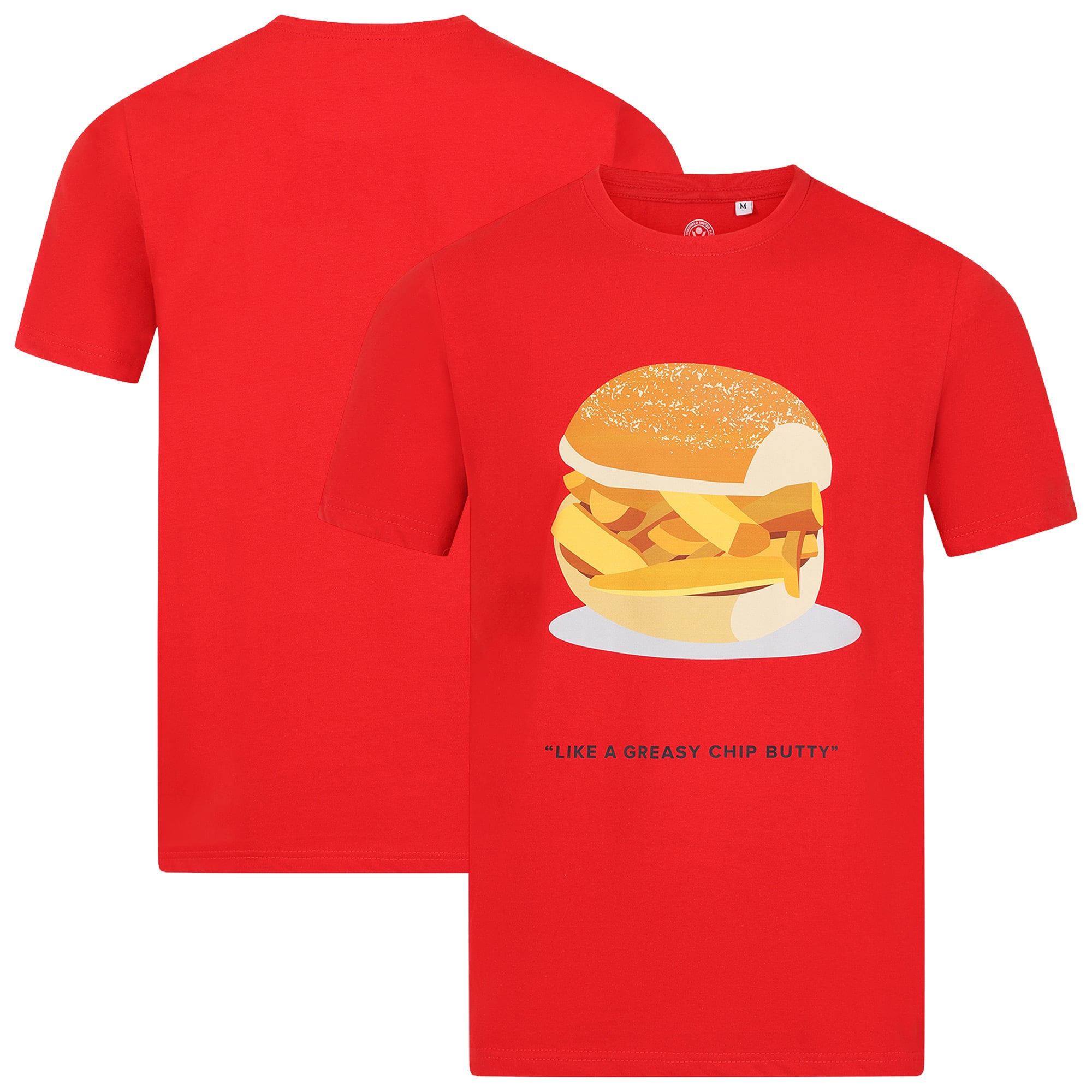 Sheffield United Chip Butty T-Shirt - Red - Mens