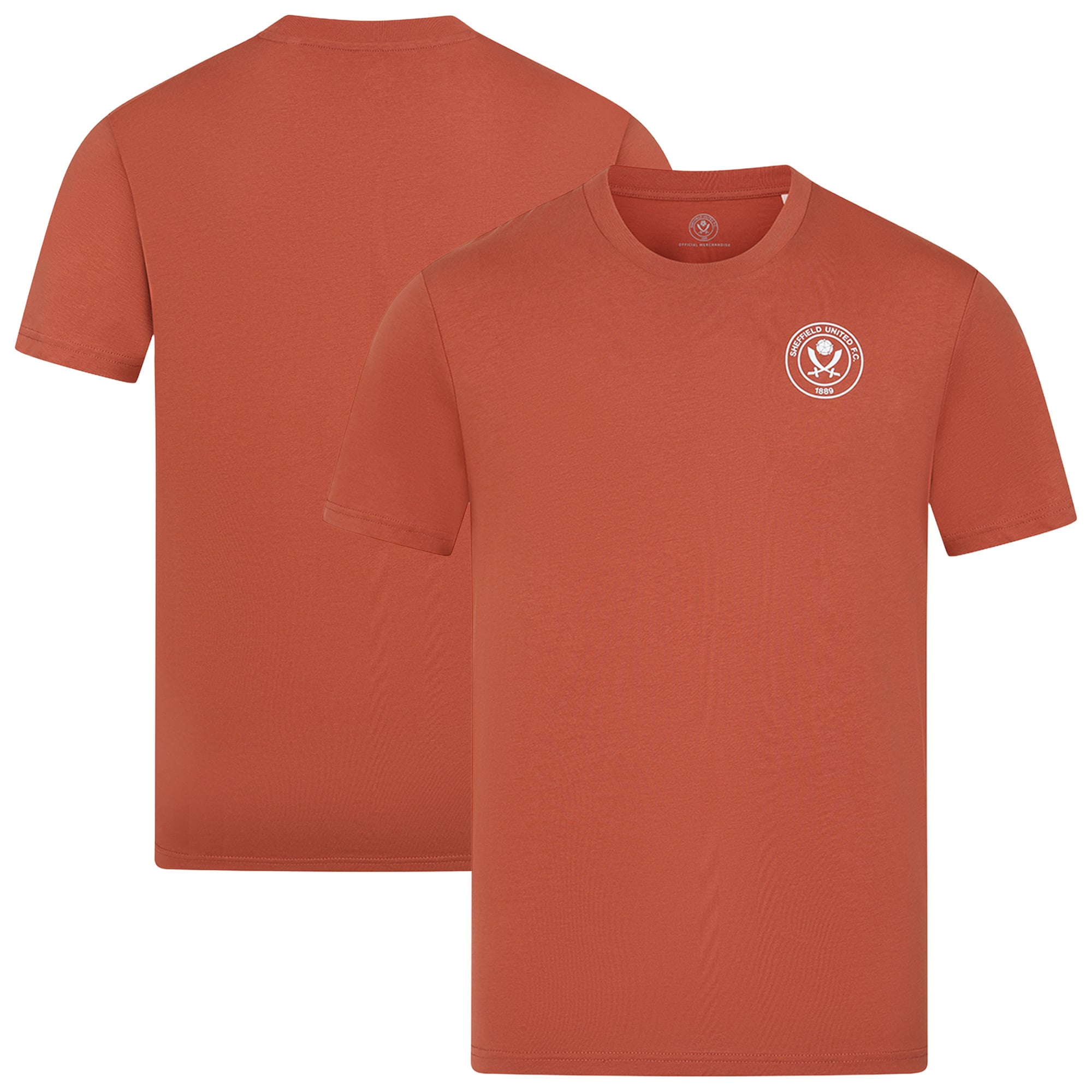 Sheffield United Crest Club T-Shirt - Heritage Brown - Mens