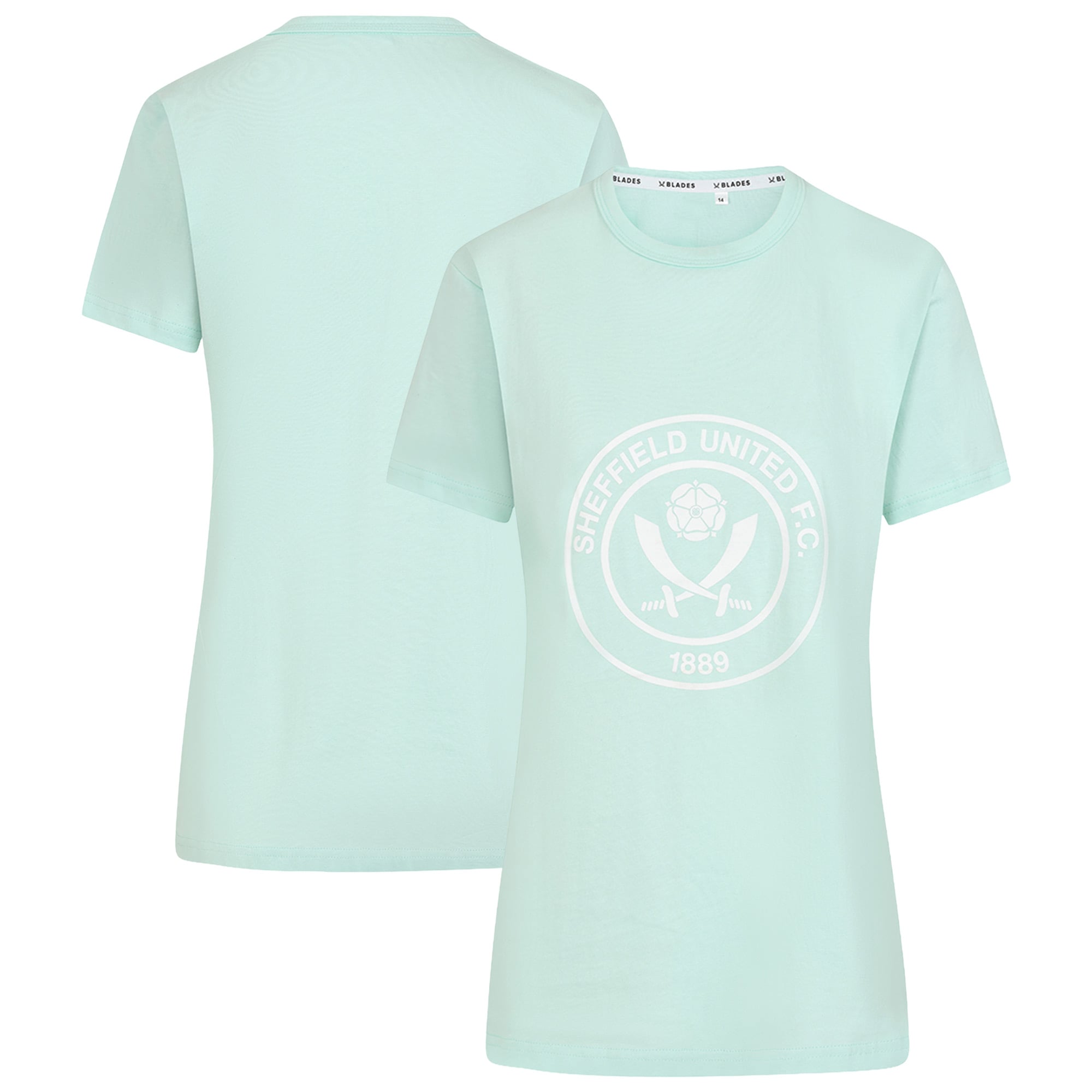Sheffield United Jellynose T-Shirt - Mint/White - Womens