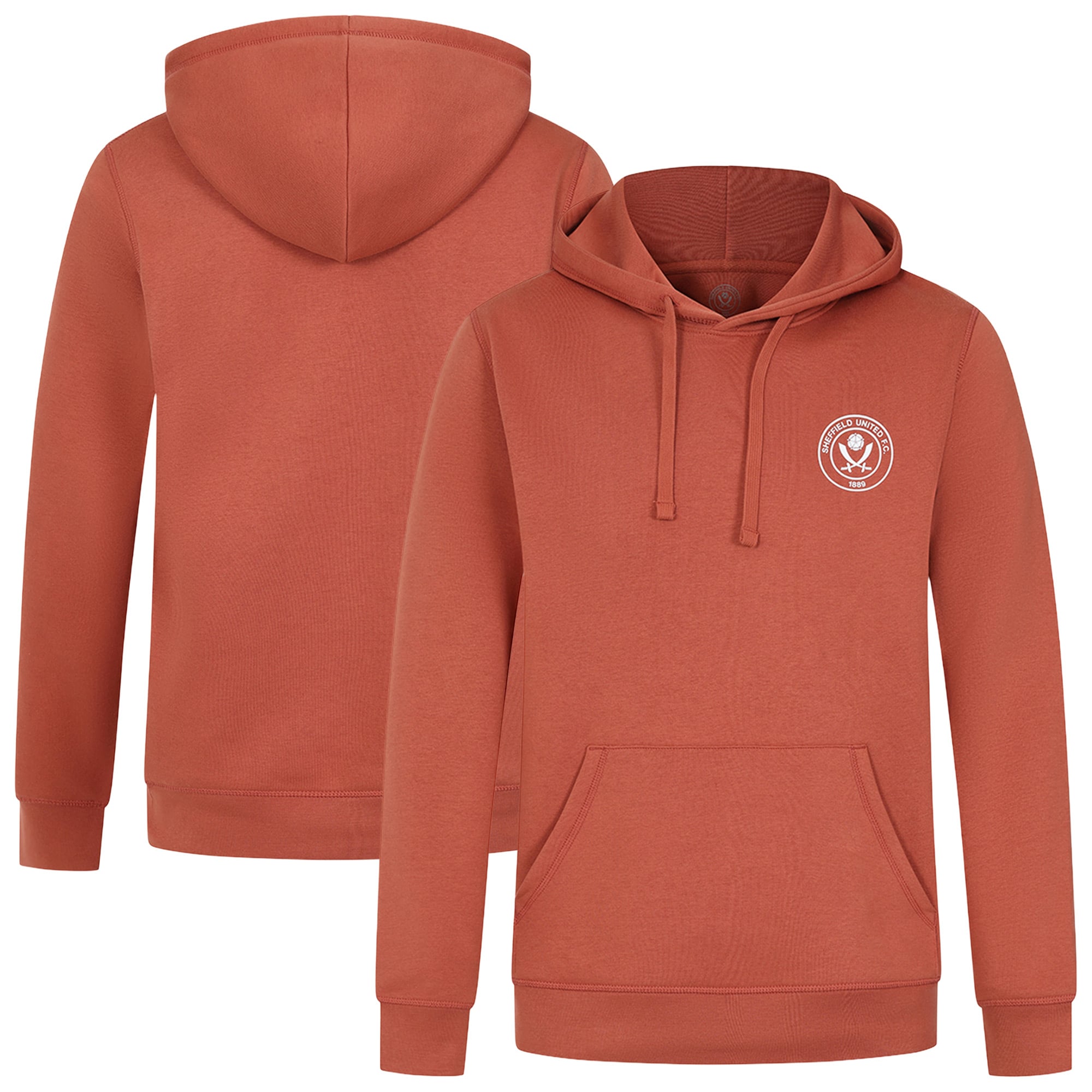 Sheffield United Crest Club Hoodie - Heritage Brown - Mens