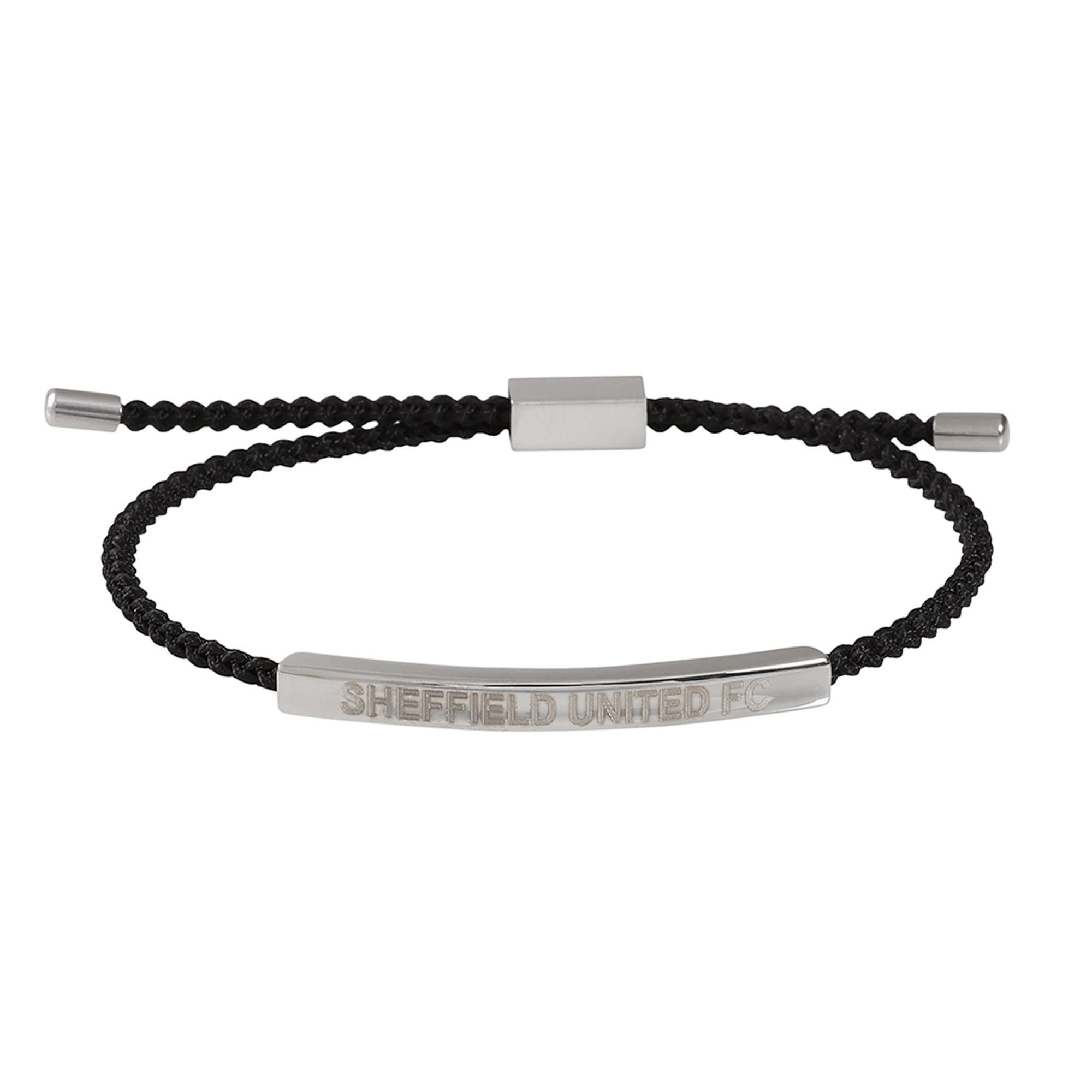 Sheffield United Nylon SUFC Bracelet - Black/Silver