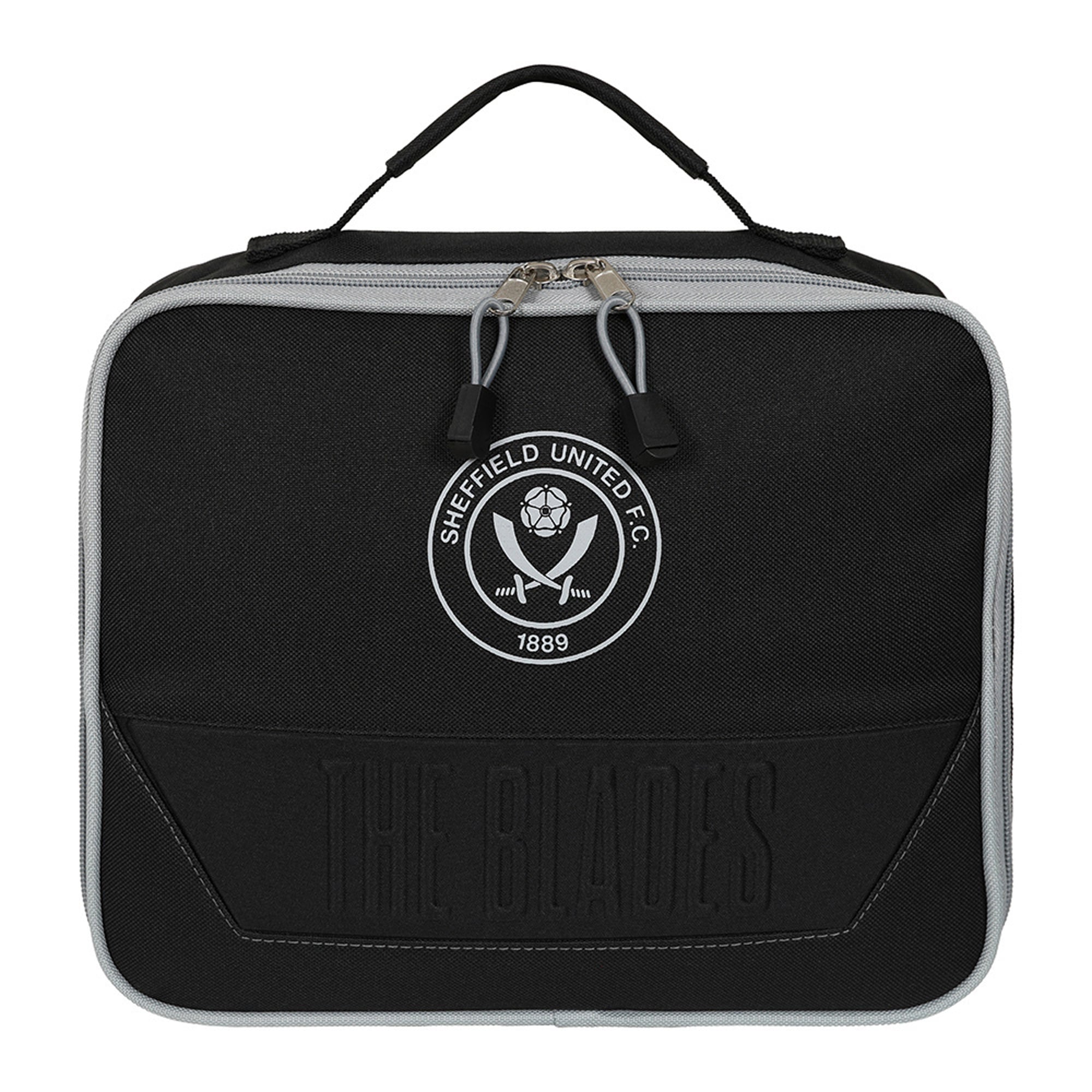 Sheffield United Embossed Blades Lunch Bag - Black/Grey
