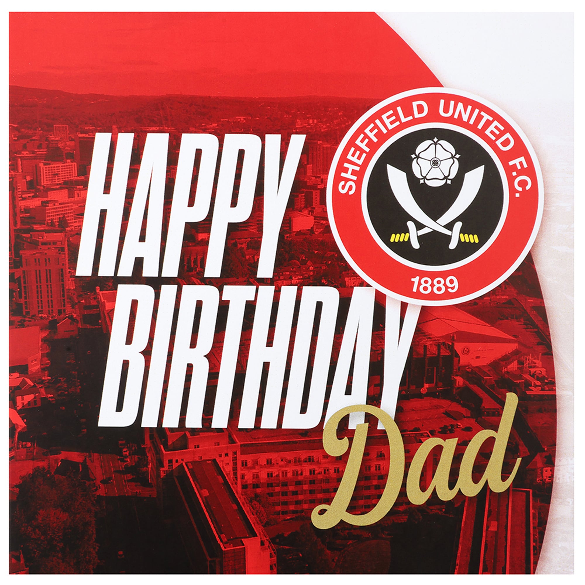 Sheffield United Stadium Dad Card