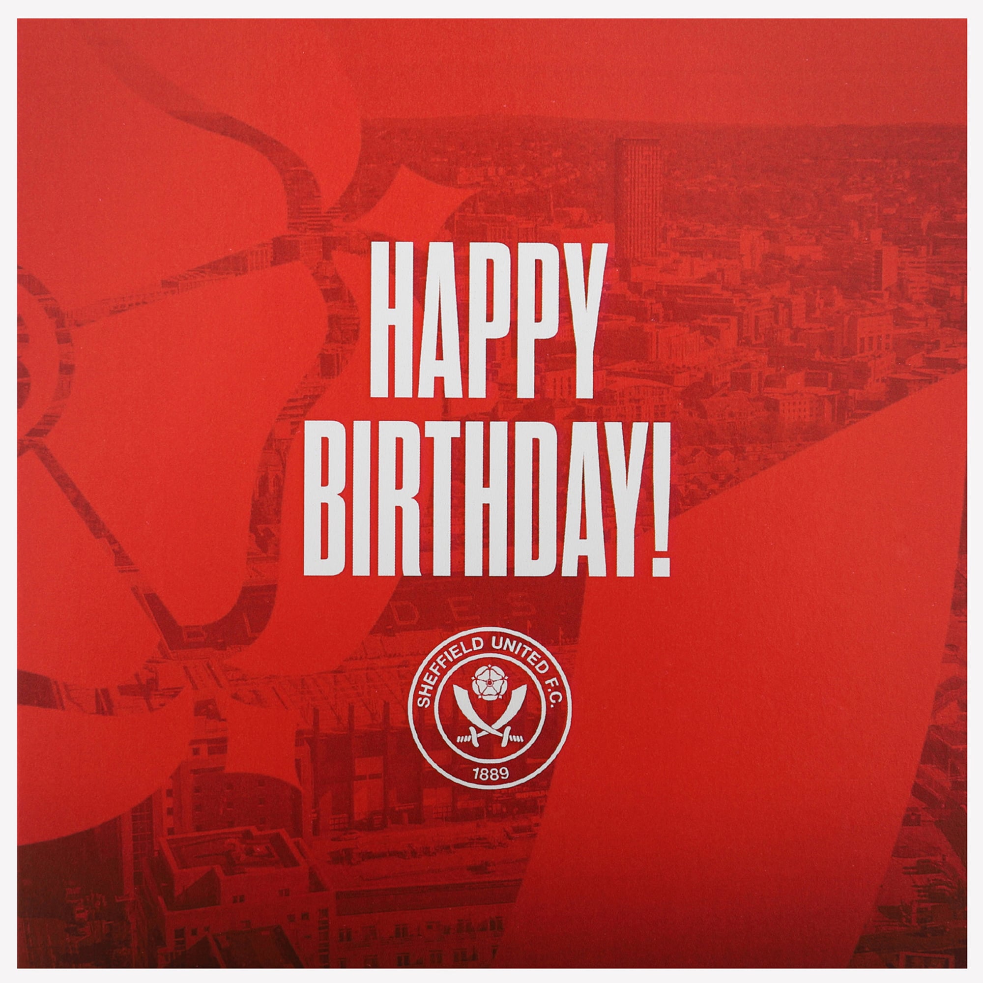 Sheffield United Birthday City Card