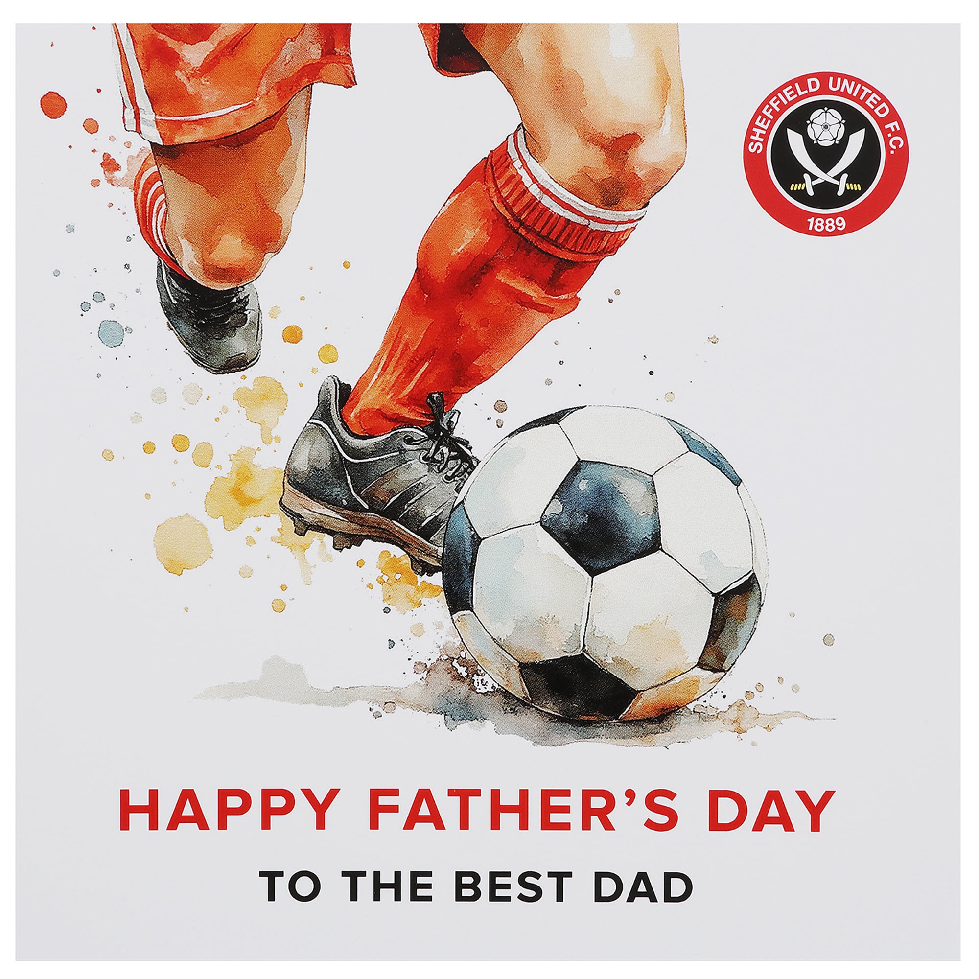 Sheffield United Football Fathers Day Card