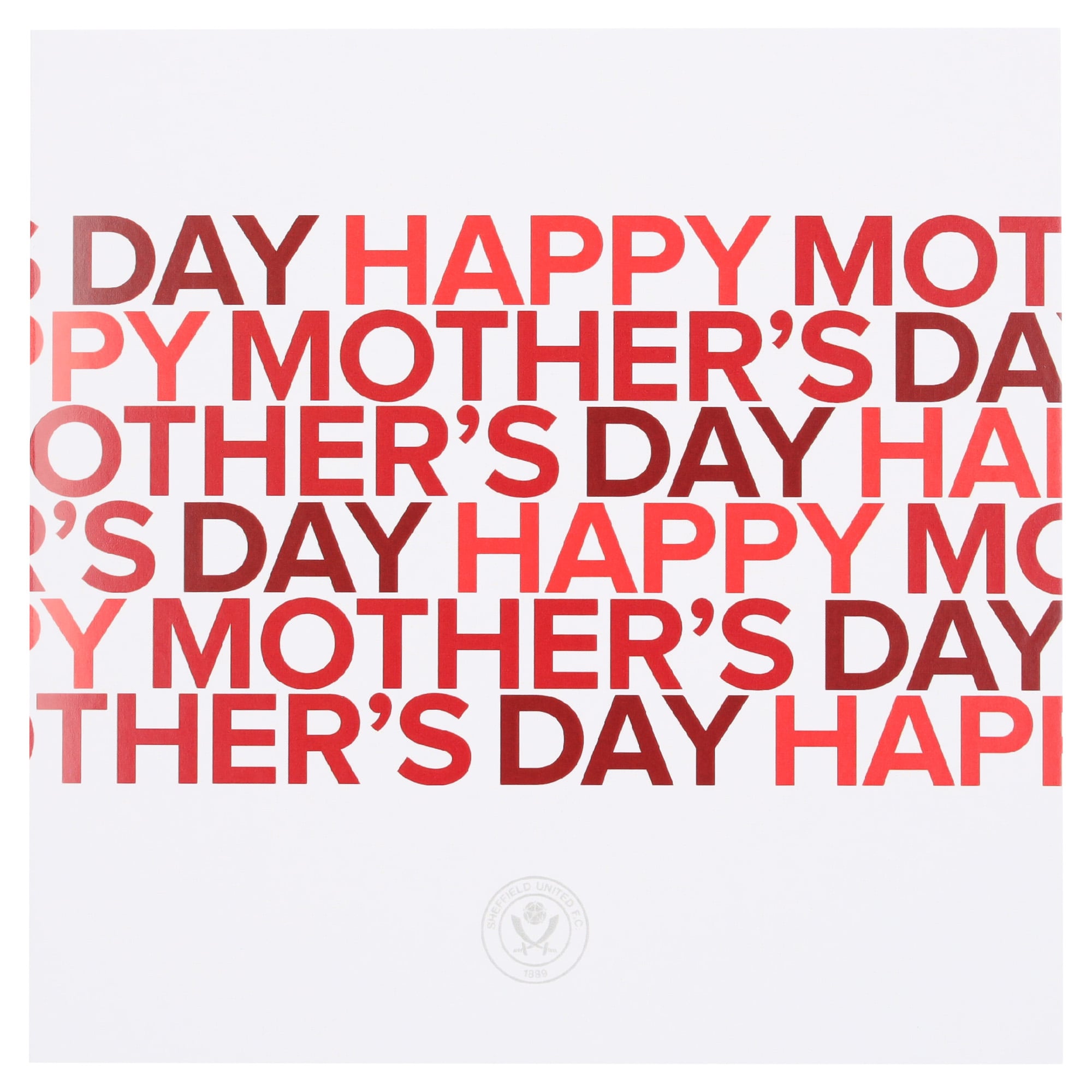 Sheffield United Text Mother's Day Card