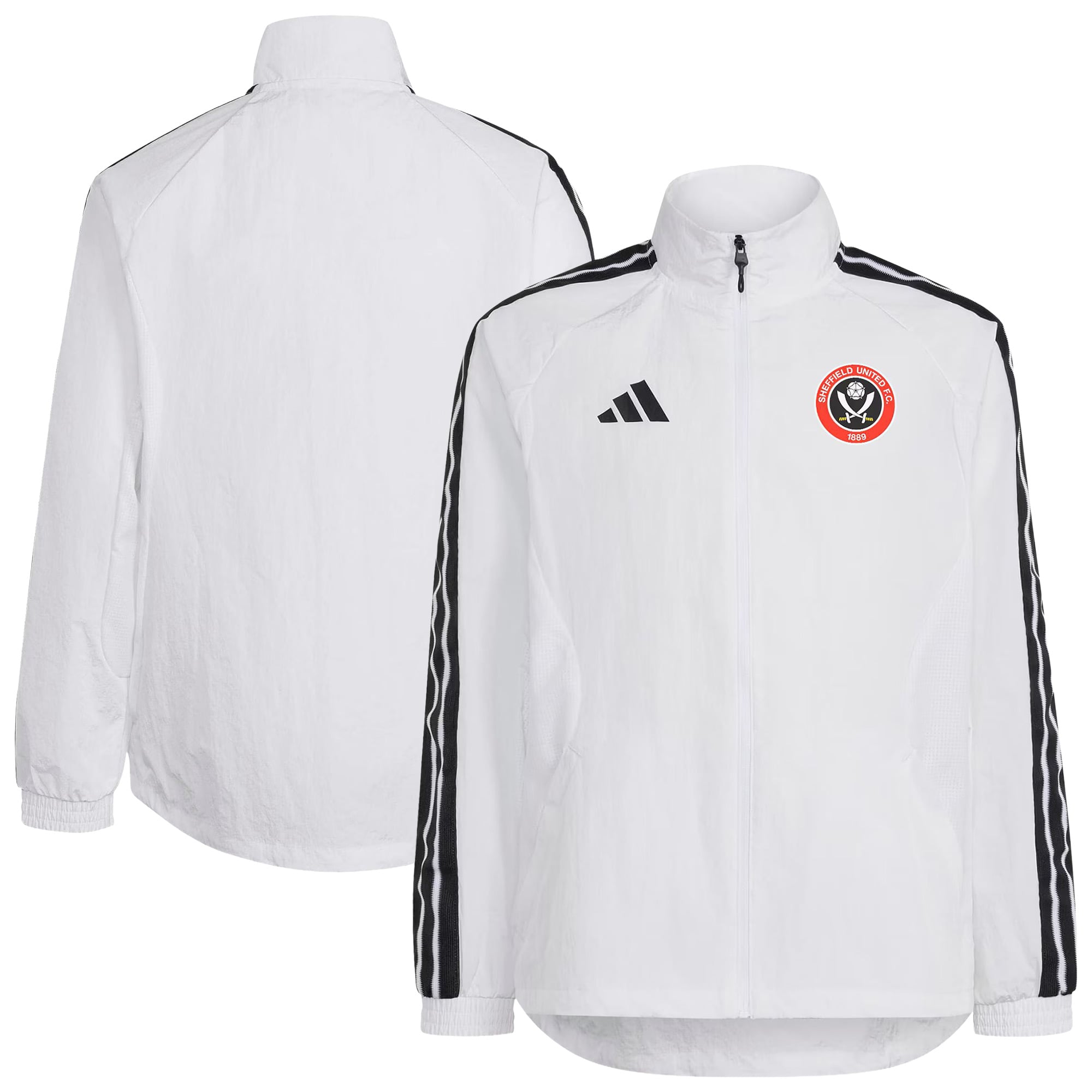 Sheffield United adidas Anthem Jacket - White - Kids