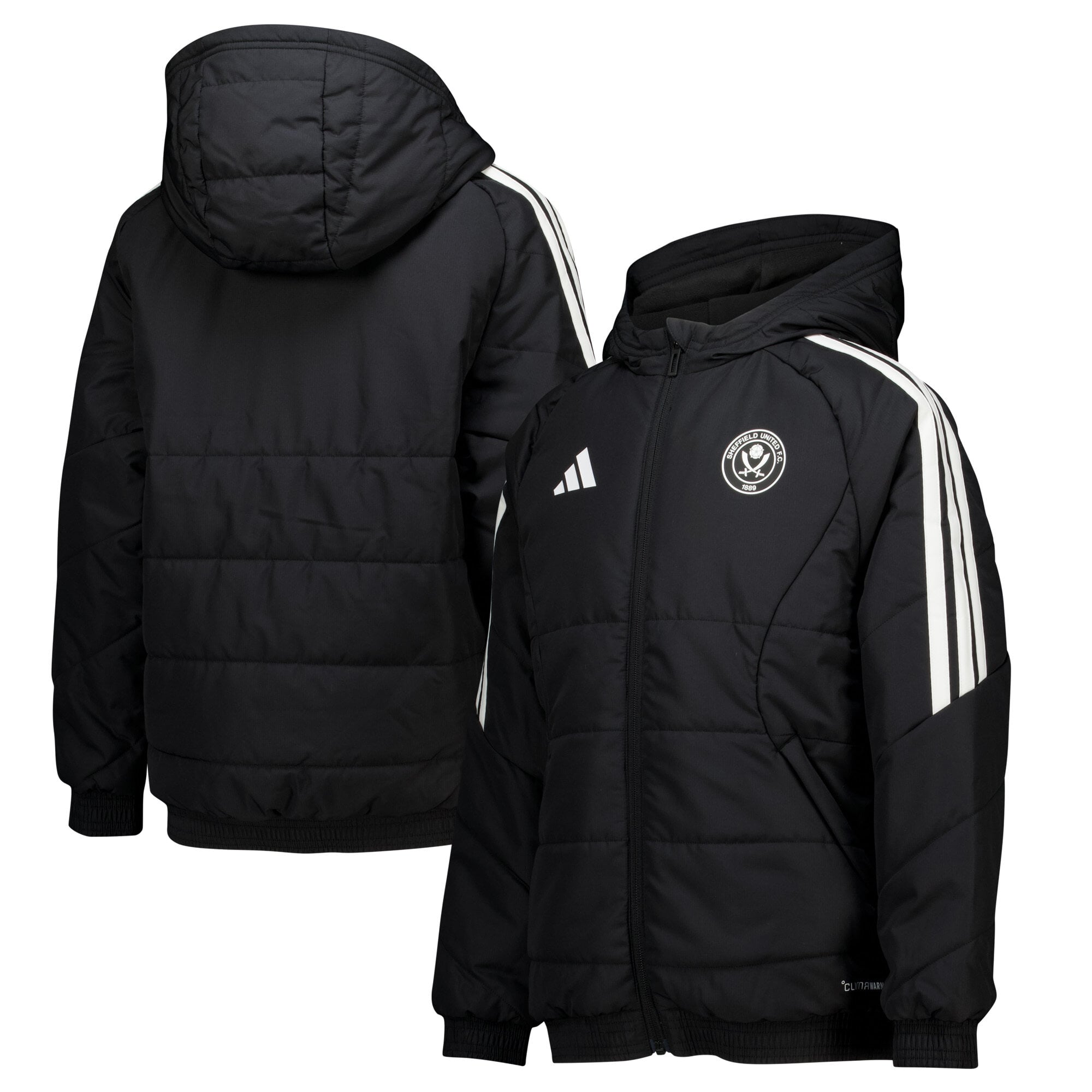 Sheffield United adidas Training Winter Jacket - Black - Kids