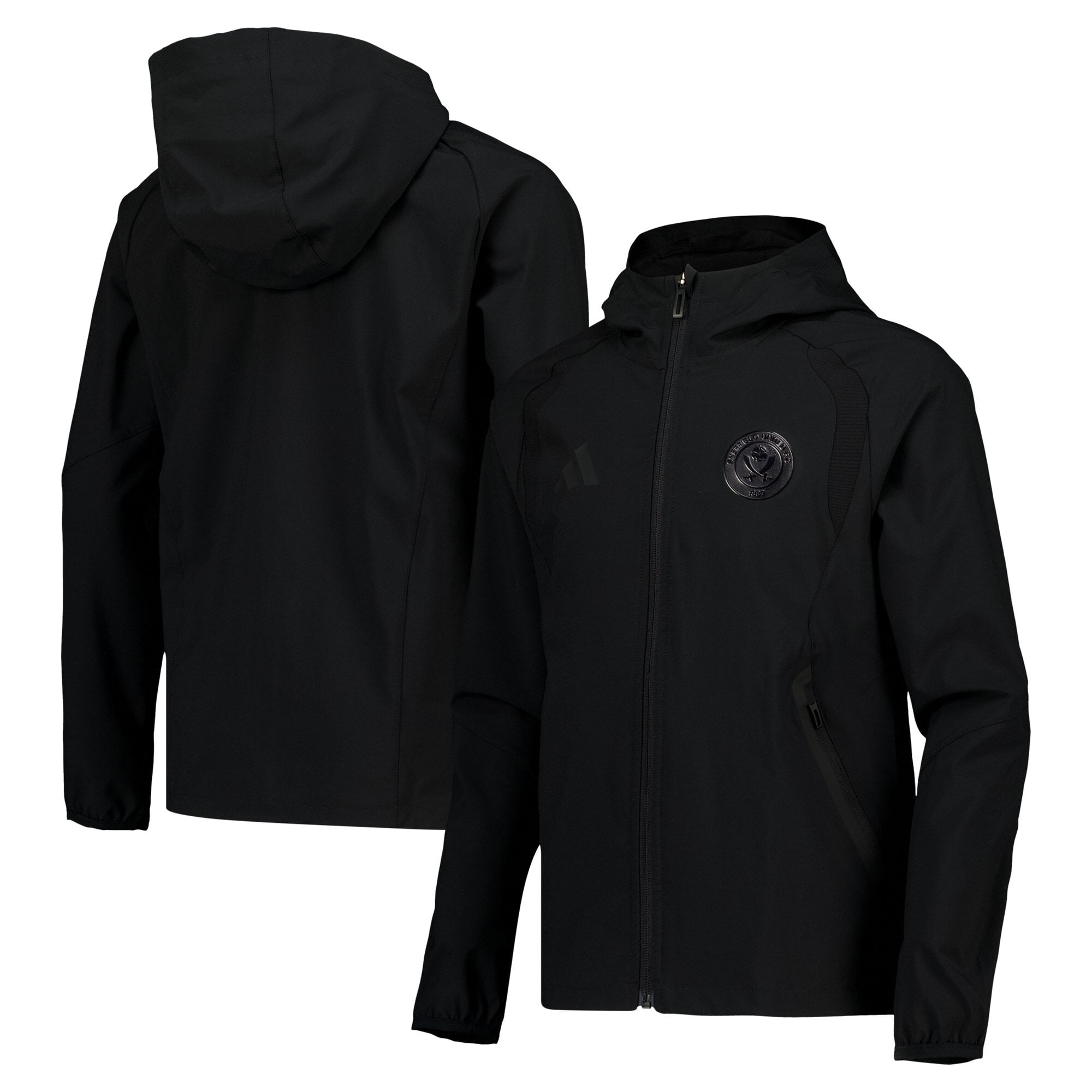 Sheffield United adidas Travel Windbreaker Jacket - Black - Kids
