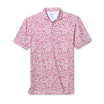 Men's johnnie-O  White Alabama Crimson Tide Galvin Polo