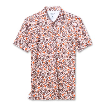 Men's johnnie-O  White Auburn Tigers Galvin Polo