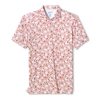 Men's johnnie-O  White Texas Longhorns Galvin Polo