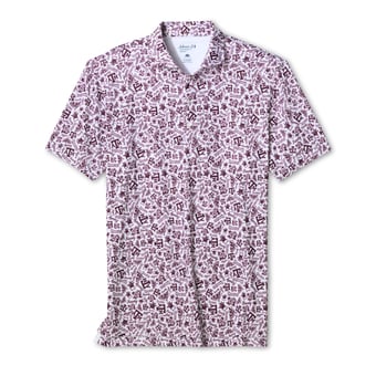 Men's johnnie-O  White Texas A&M Aggies Galvin Polo