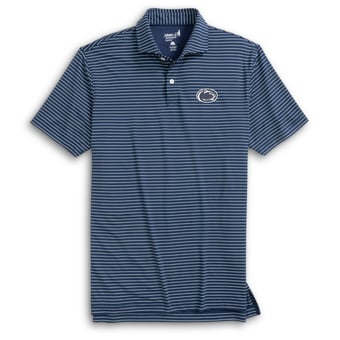 Men's johnnie-O  Navy Penn State Nittany Lions Beau Striped Polo