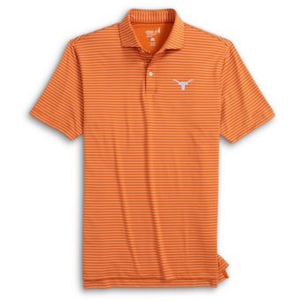 Men's johnnie-O  Texas Orange Texas Longhorns Beau Striped Polo