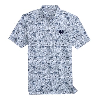 Men's johnnie-O  Navy Notre Dame Fighting Irish Tailgater 2.0 Polo