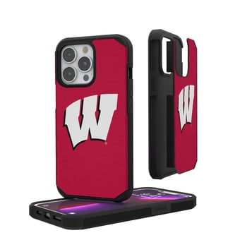 Keyscaper Wisconsin Badgers iPhone Solid Design Rugged Case