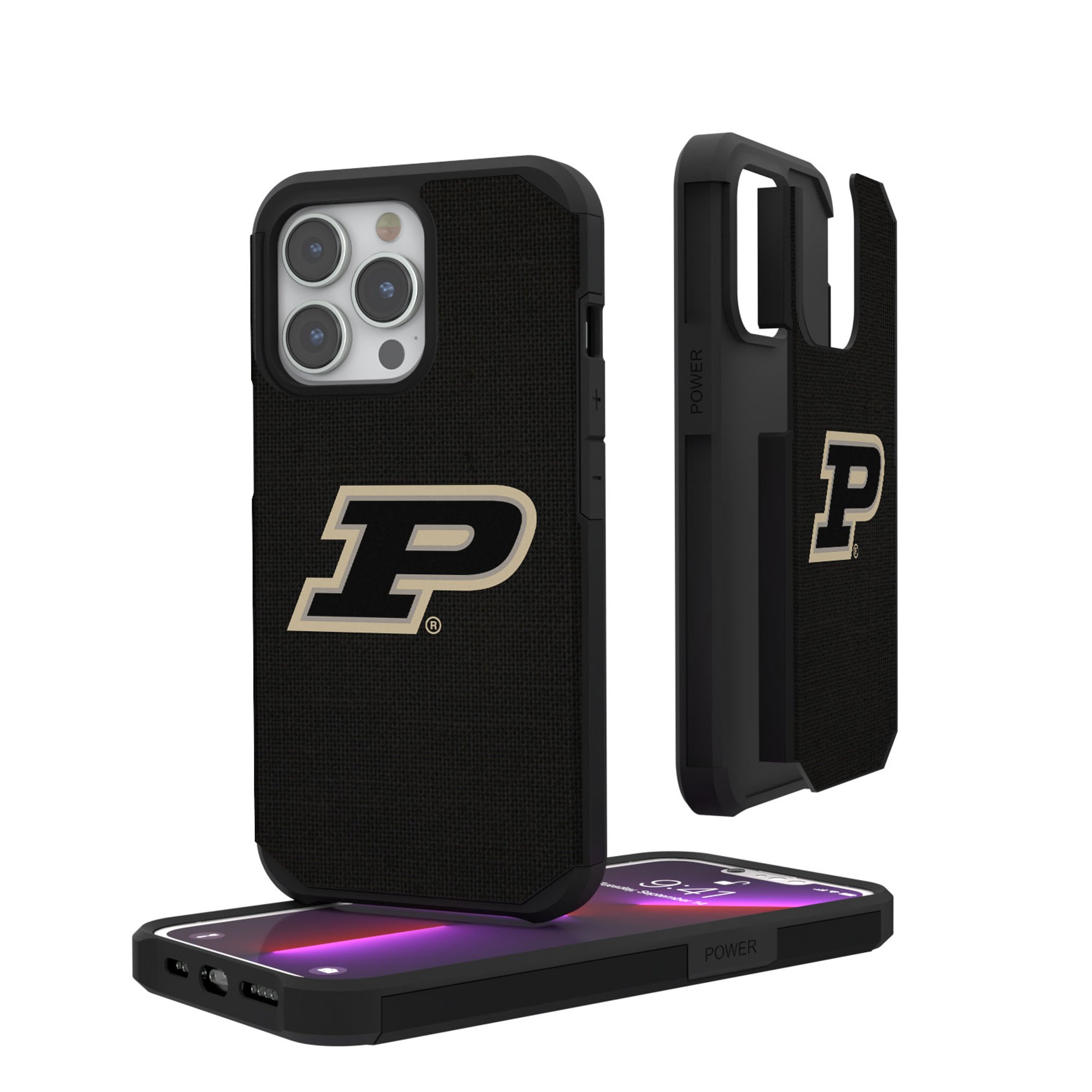 Keyscaper Purdue Boilermakers iPhone Solid Design Rugged Case Keyscaper Purdue Boilermakers iPhone Solid Design Rugged Case