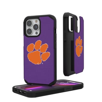 Keyscaper Clemson Tigers iPhone Solid Design Rugged Case