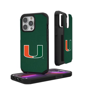 Keyscaper Miami Hurricanes iPhone Solid Design Rugged Case