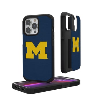 Keyscaper Michigan Wolverines iPhone Solid Design Rugged Case