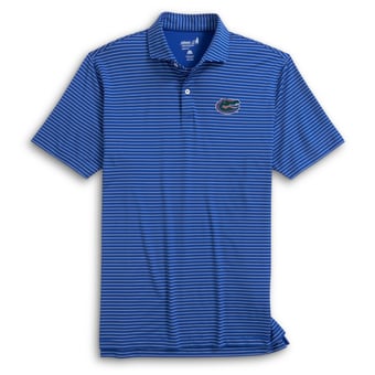 Men's johnnie-O  Royal Florida Gators Beau Striped Polo