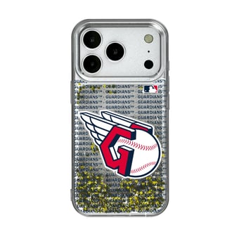 Cleveland Guardians Backdrop iPhone Glitter Case