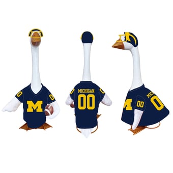Michigan Wolverines Game Day Porch Goose Uniform Outfit Set