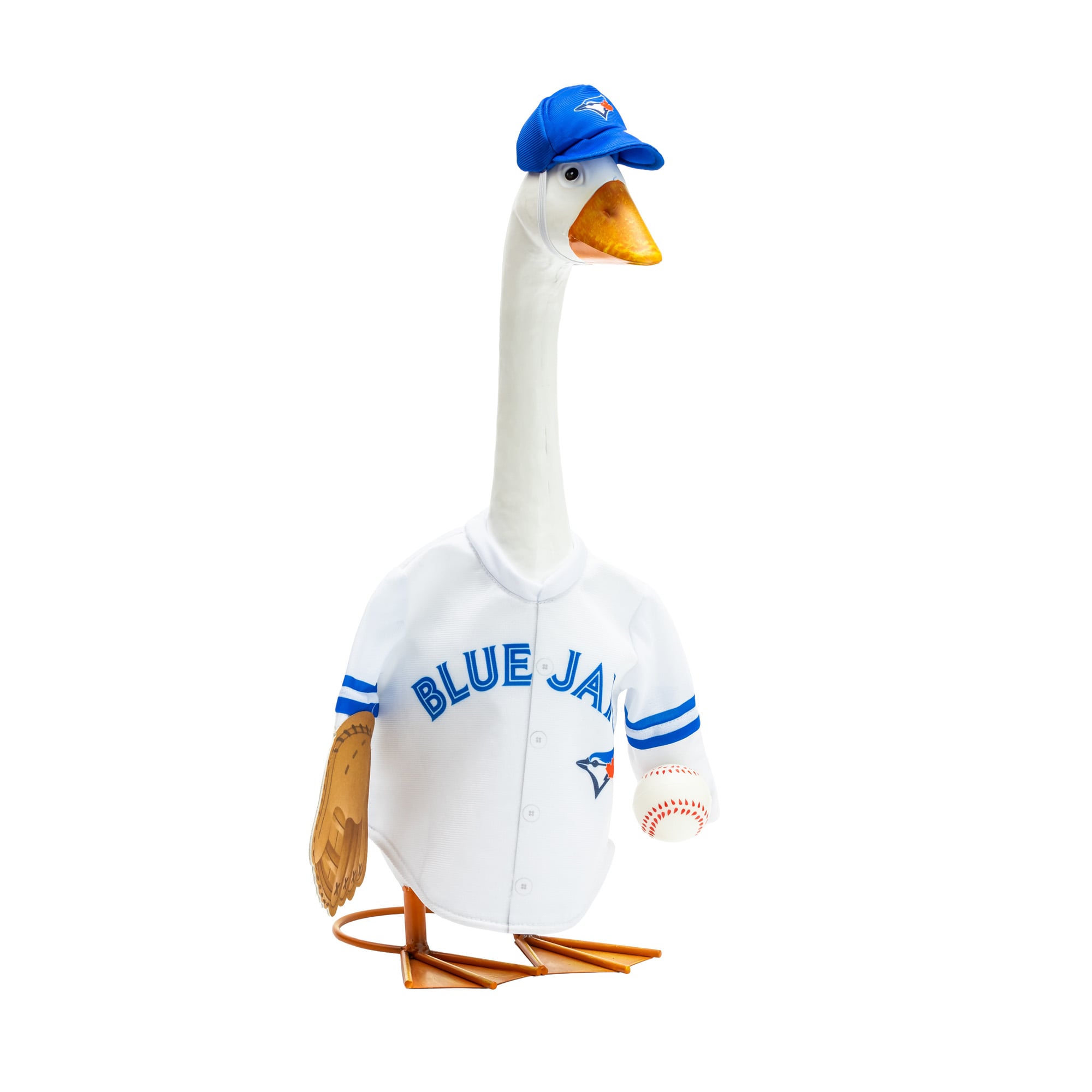 Toronto Blue Jays Gameday Porch Goose Statue & Team Uniform Set